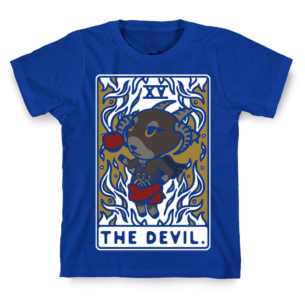 The Devil Tarot Card Animal Crossing Parody T-Shirt