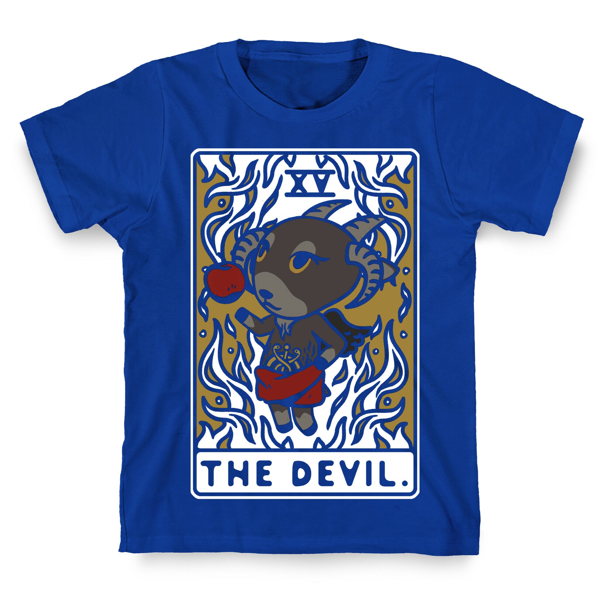 The Devil Tarot Card Animal Crossing Parody T-Shirt