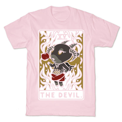 The Devil Tarot Card Animal Crossing Parody T-Shirt