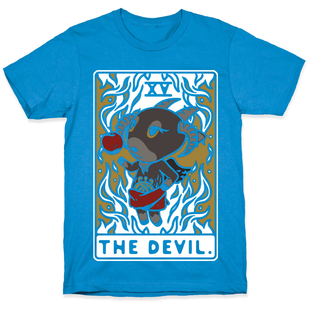 The Devil Tarot Card Animal Crossing Parody T-Shirt