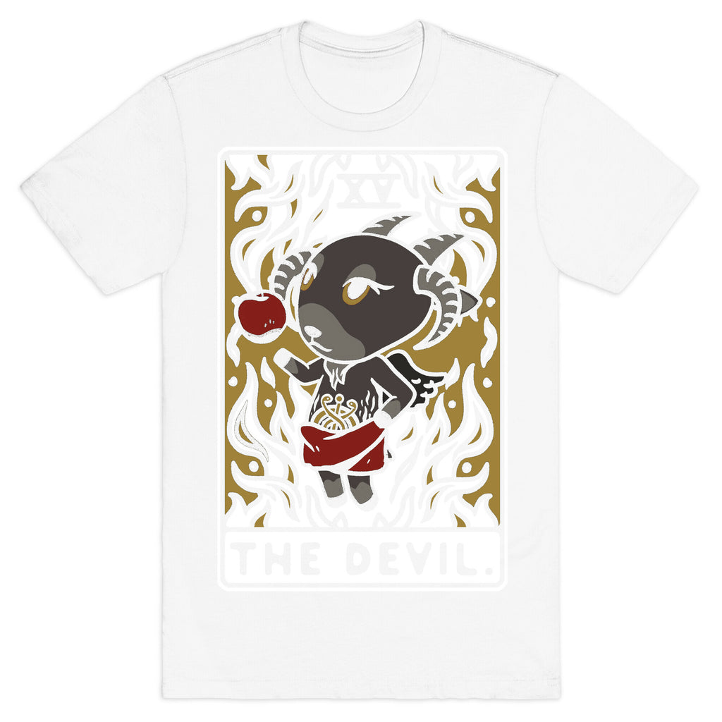 The Devil Tarot Card Animal Crossing Parody T-Shirt