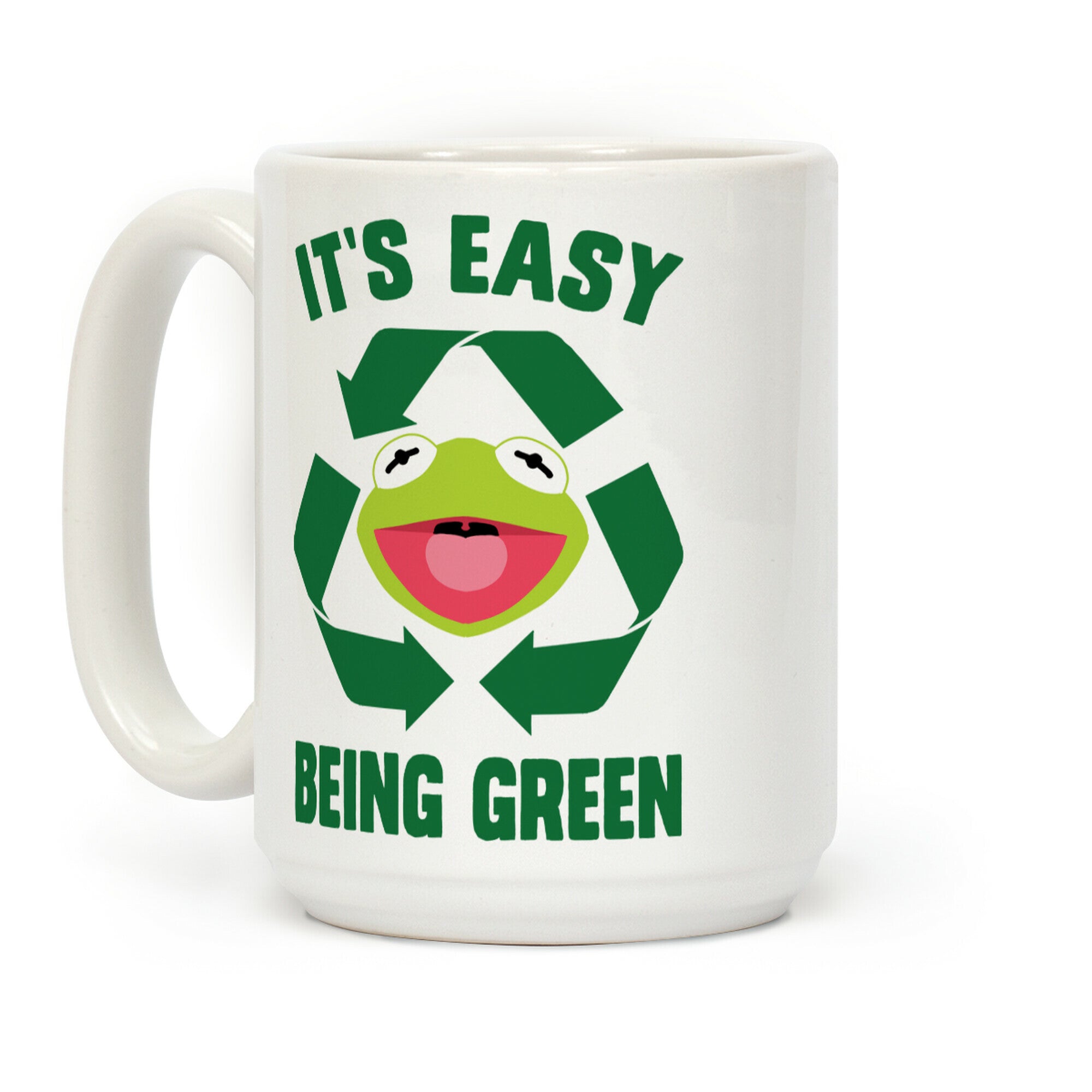 It's Easy Being Green Recycling Kermit Coffee Mug