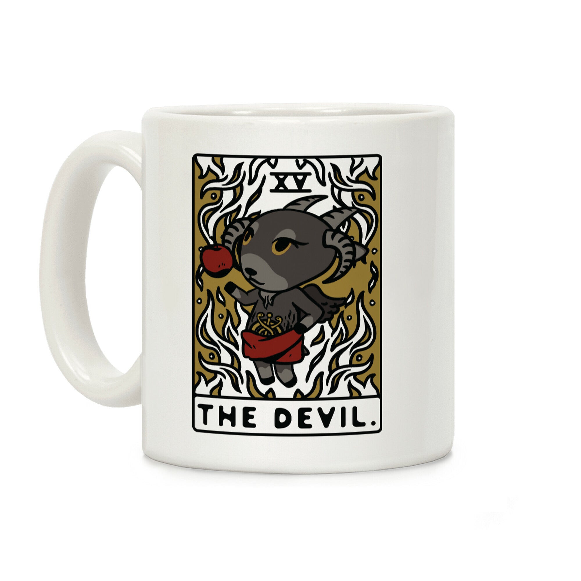 The Devil Tarot Card Animal Crossing Parody Coffee Mug