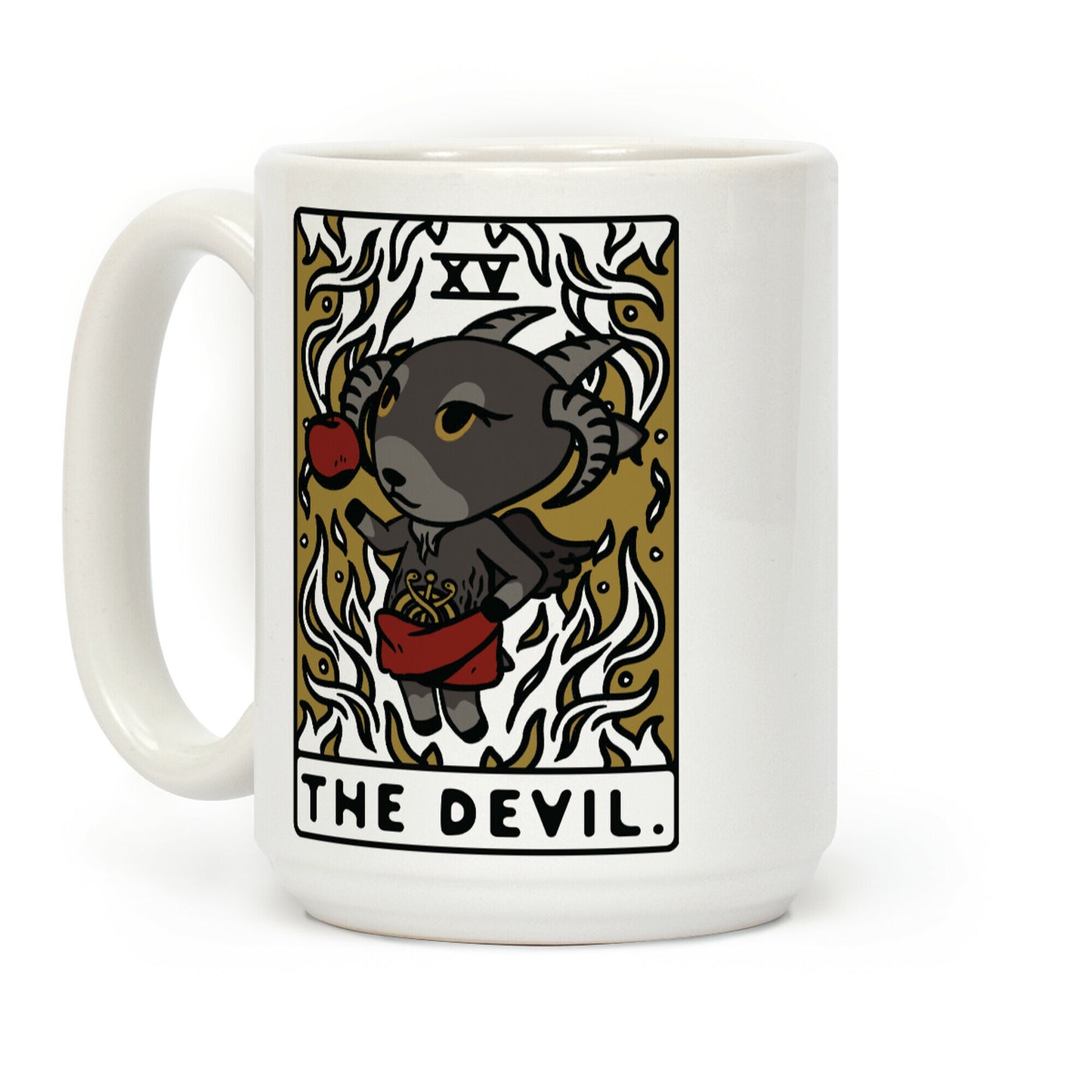 The Devil Tarot Card Animal Crossing Parody Coffee Mug