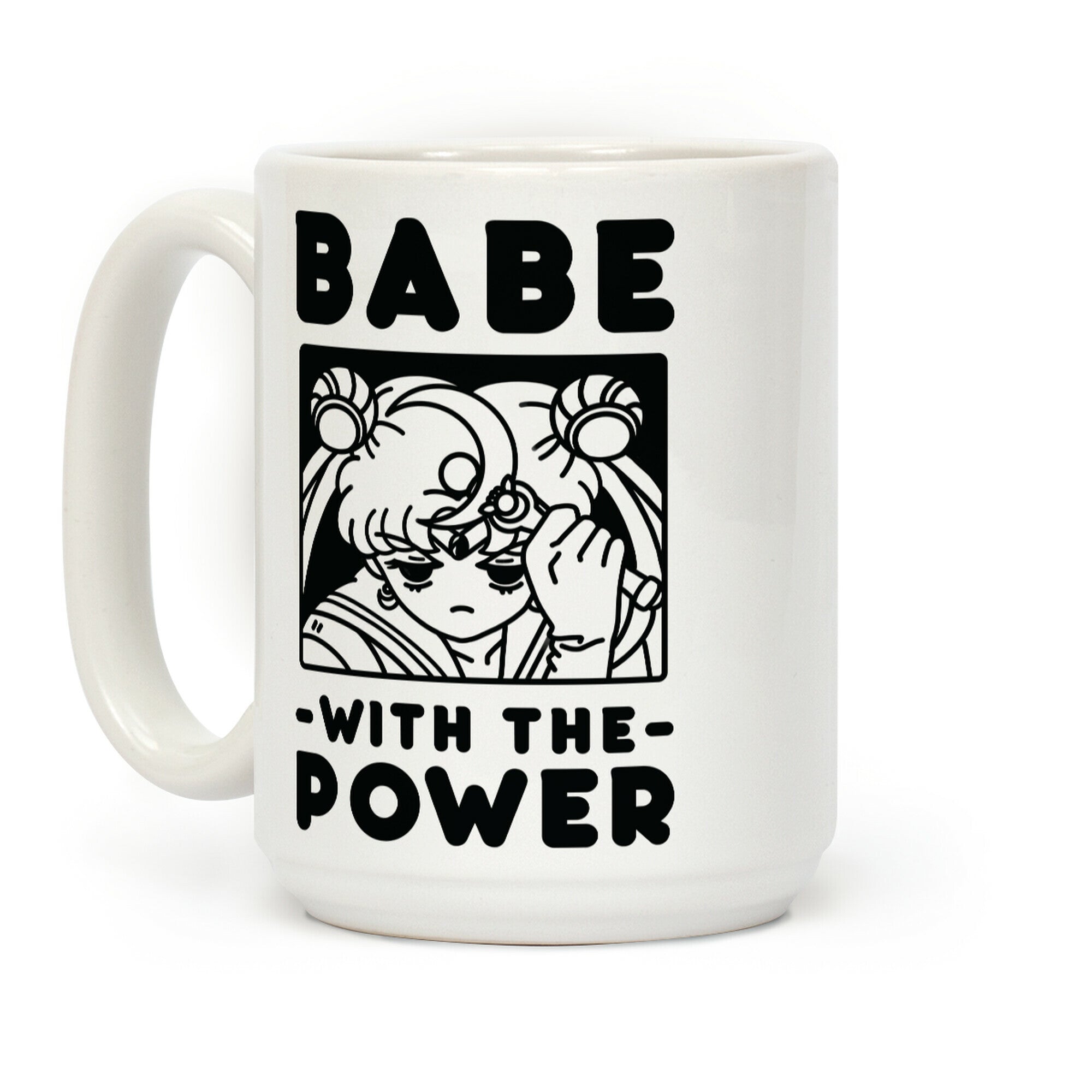 Babe With the Power Sailor Moon Coffee Mug