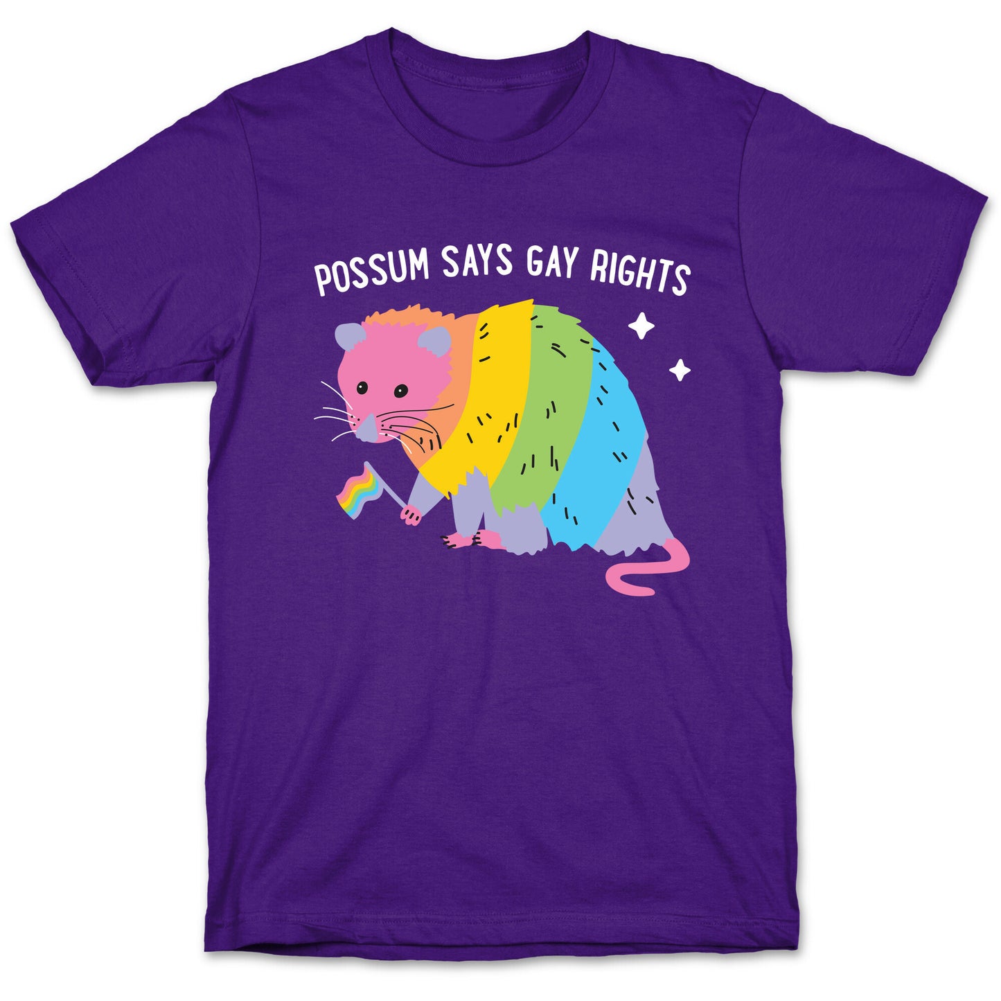 Possum Says Gay Rights T-Shirt