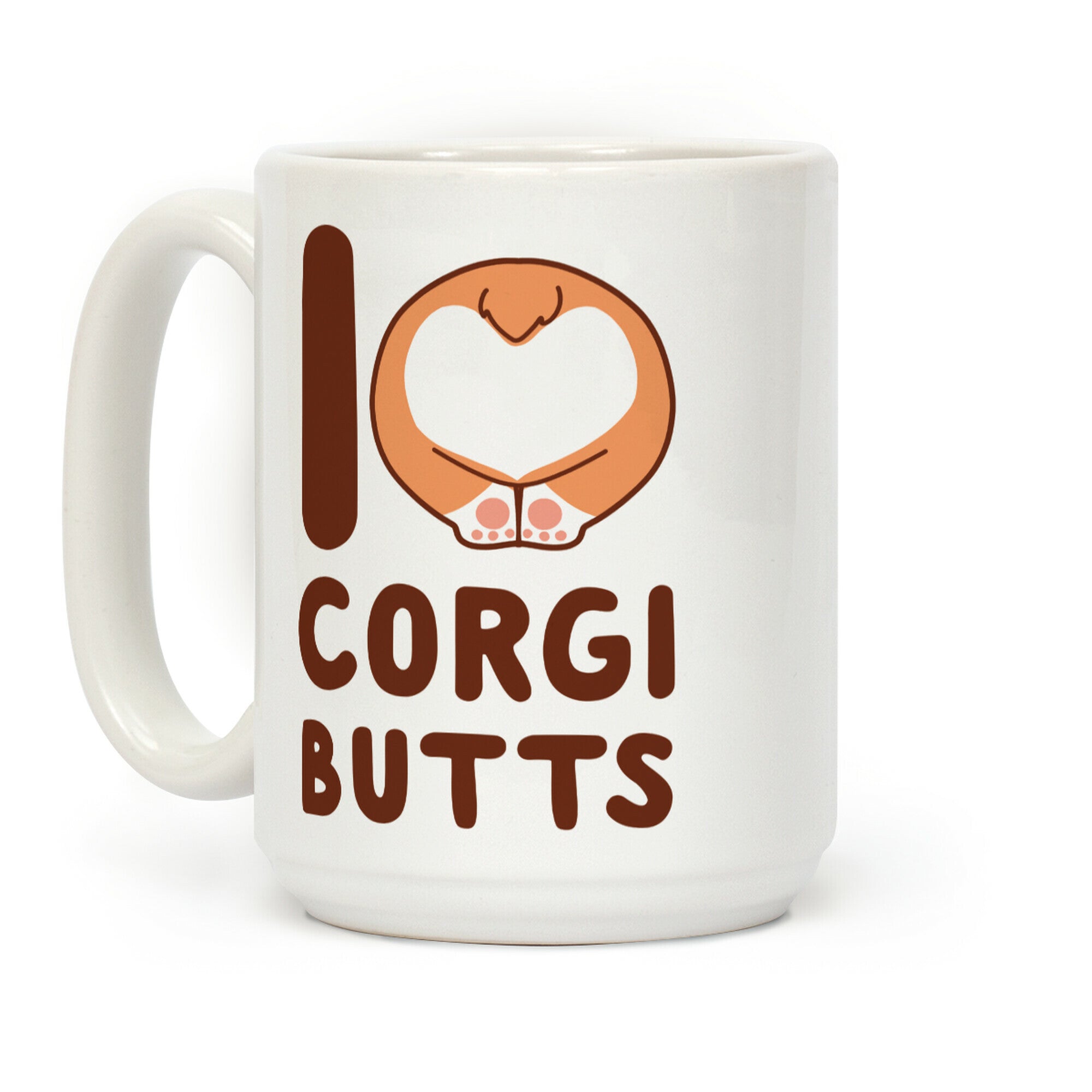 I Heart Corgi Butts Coffee Mug