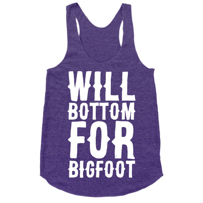 Will Bottom for Bigfoot Racerback Tank