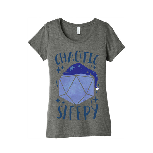 Chaotic Sleepy Women's Triblend Tee
