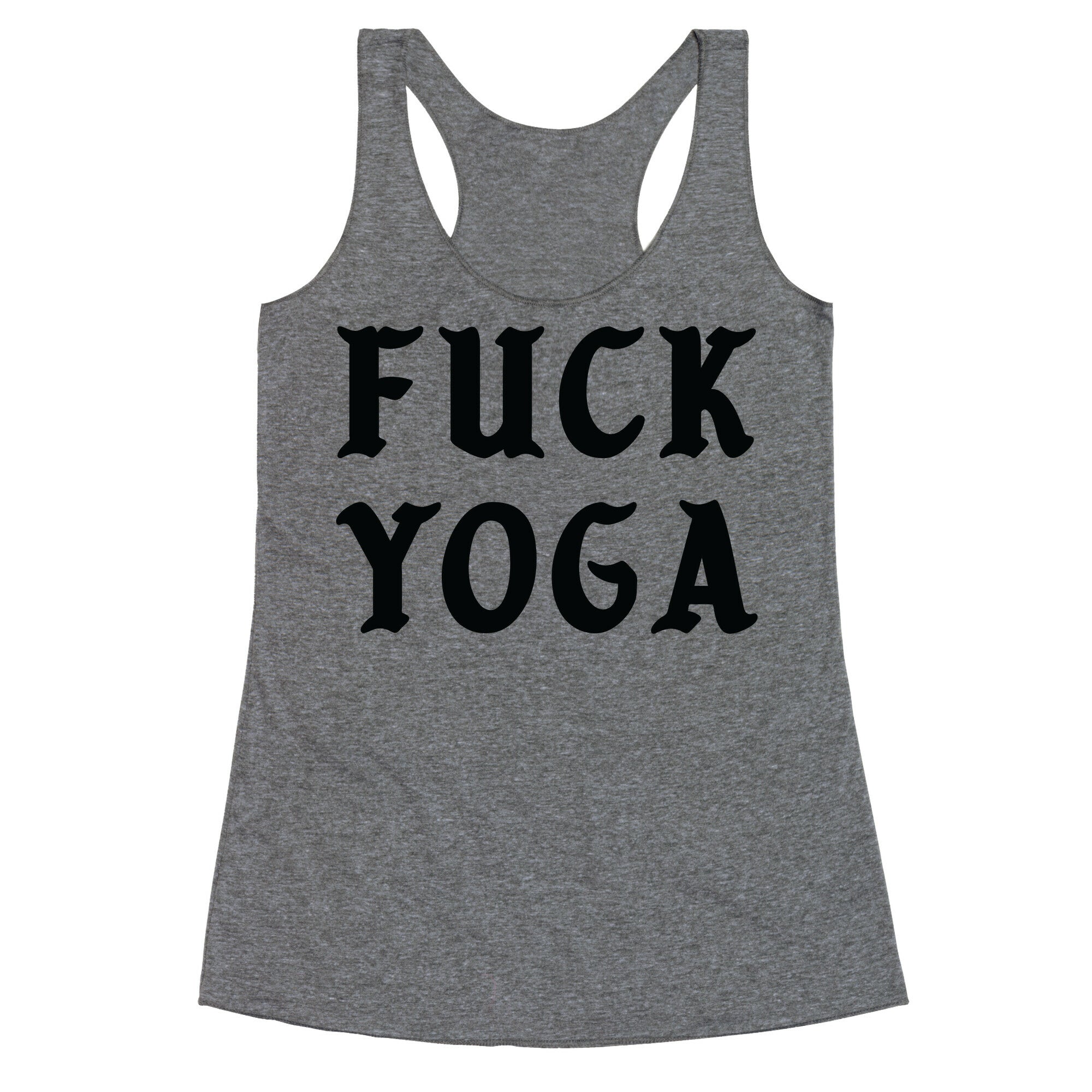 Fuck Yoga Racerback Tank