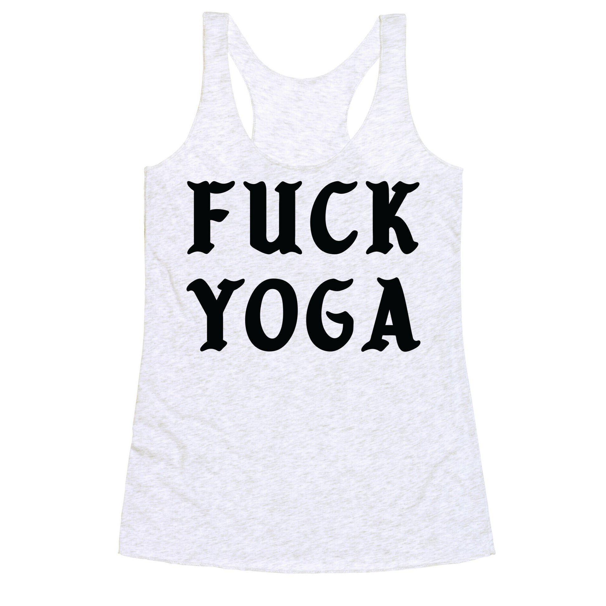 Fuck Yoga Racerback Tank