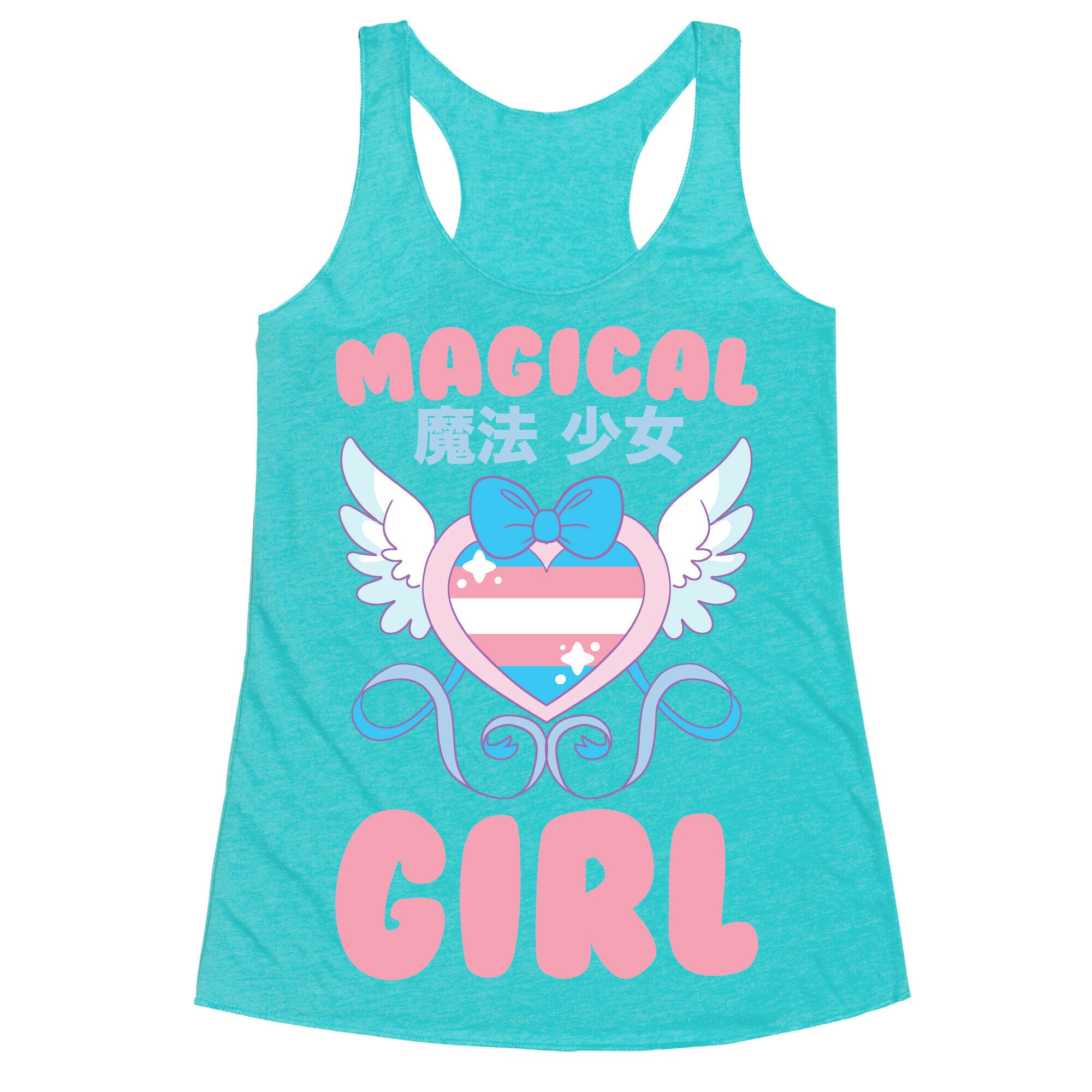 Magical Girl - Trans Pride Racerback Tank