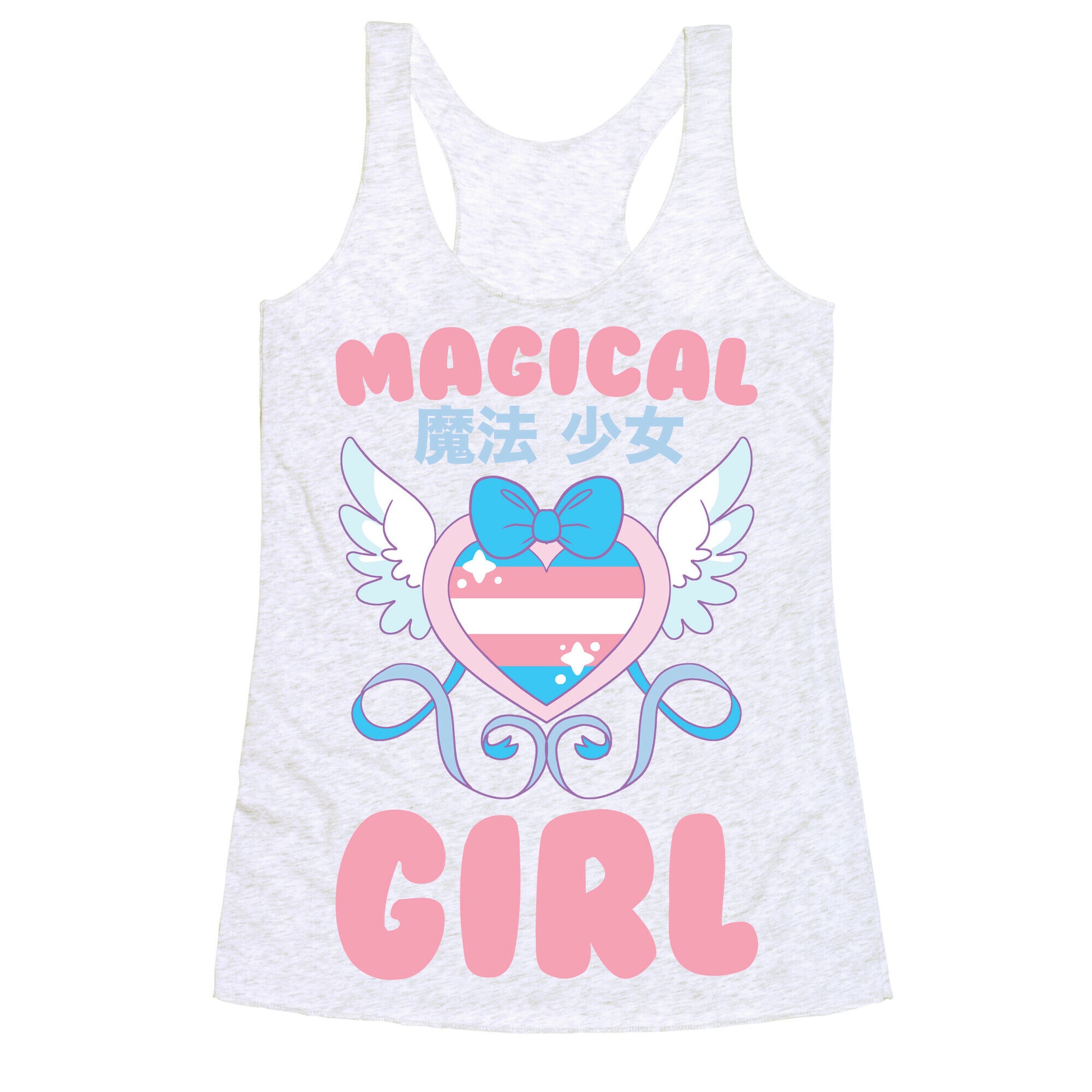 Magical Girl - Trans Pride Racerback Tank