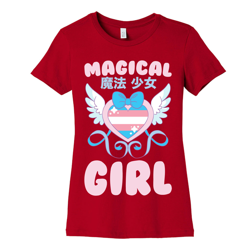 Magical Girl - Trans Pride Women's Cotton Tee