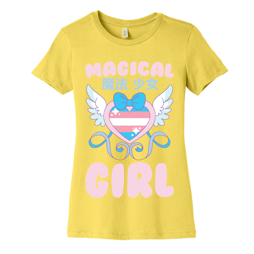 Magical Girl - Trans Pride Women's Cotton Tee
