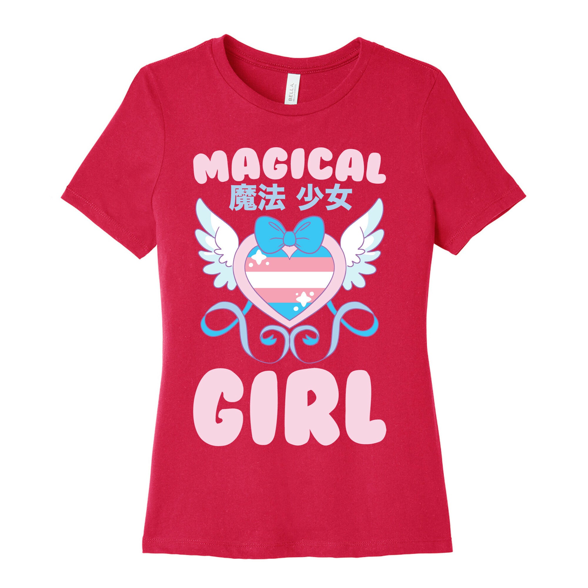 Magical Girl - Trans Pride Women's Cotton Tee