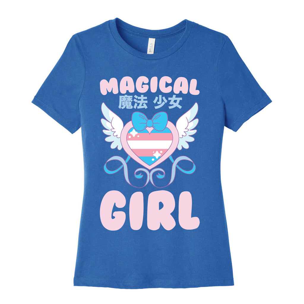 Magical Girl - Trans Pride Women's Cotton Tee