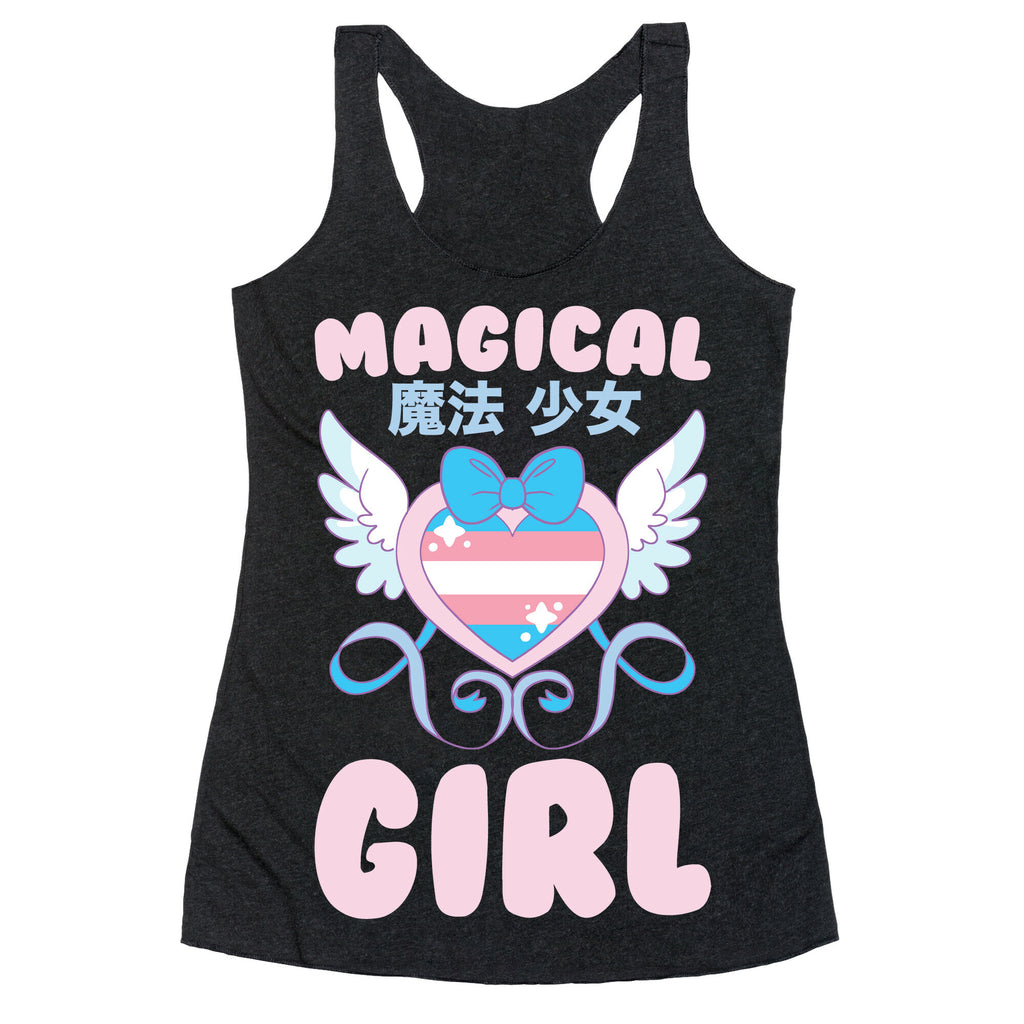Magical Girl - Trans Pride Racerback Tank