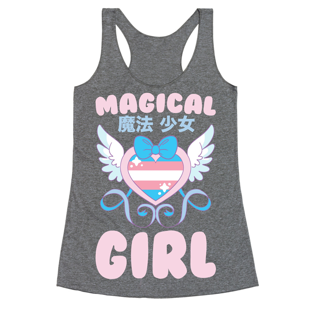 Magical Girl - Trans Pride Racerback Tank