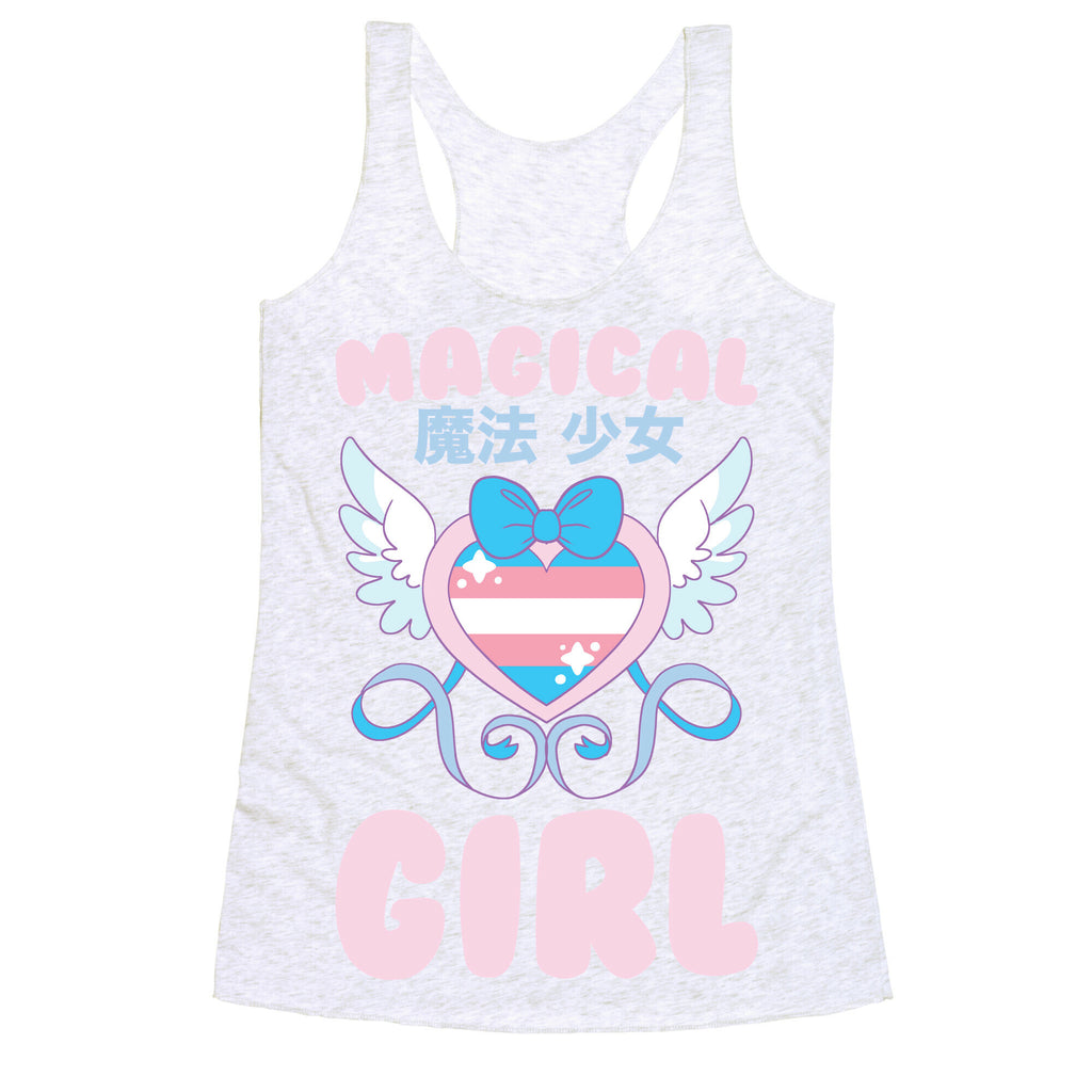 Magical Girl - Trans Pride Racerback Tank