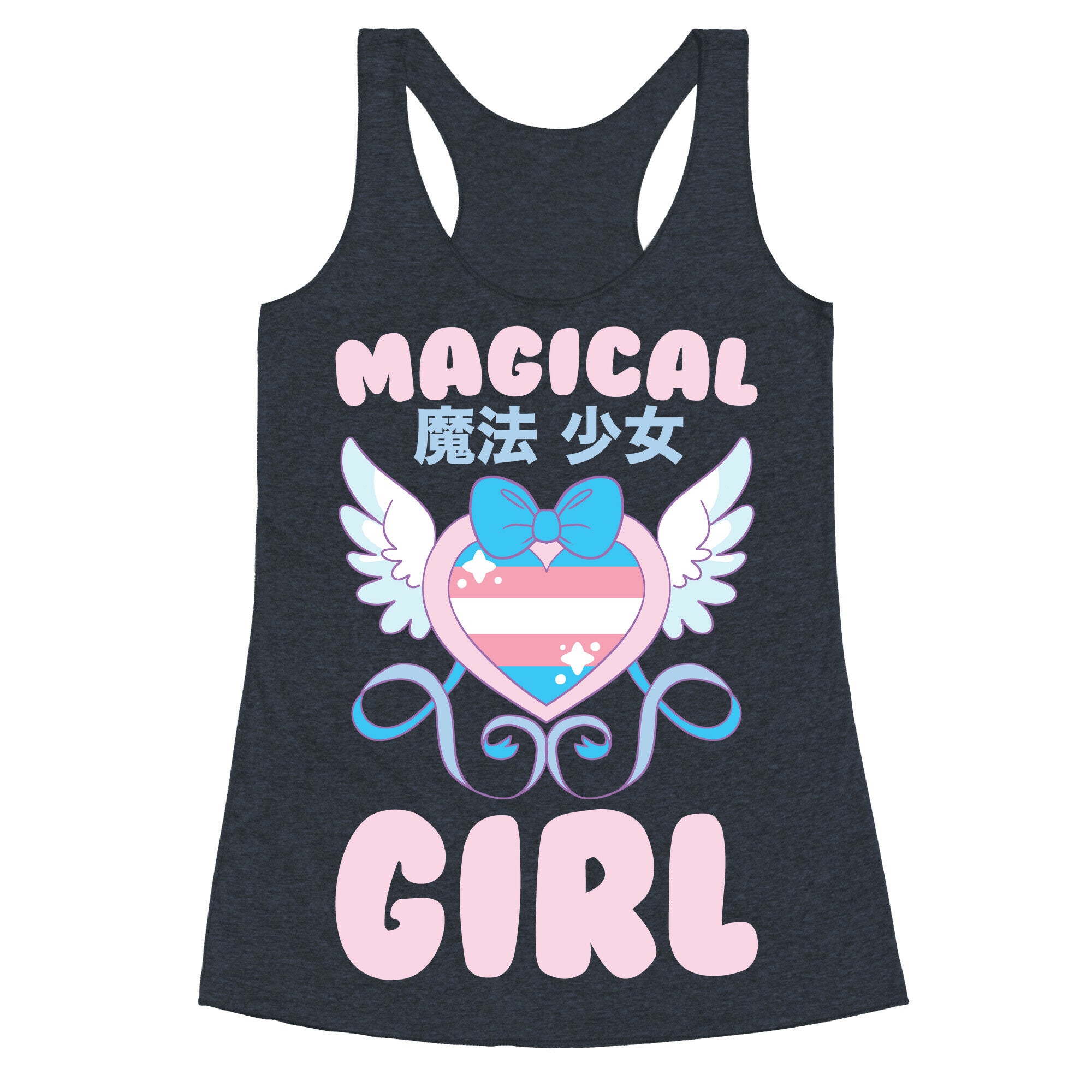 Magical Girl - Trans Pride Racerback Tank