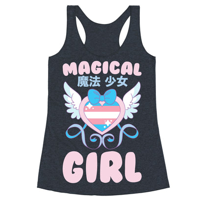 Magical Girl - Trans Pride Racerback Tank