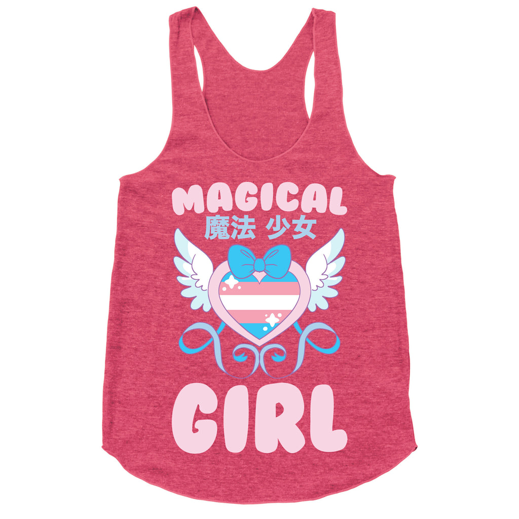 Magical Girl - Trans Pride Racerback Tank