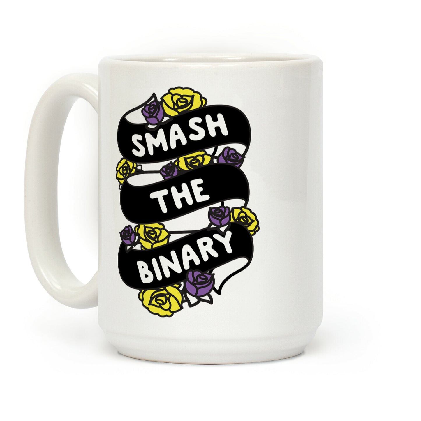 Smash The Binary Ribbon Coffee Mug