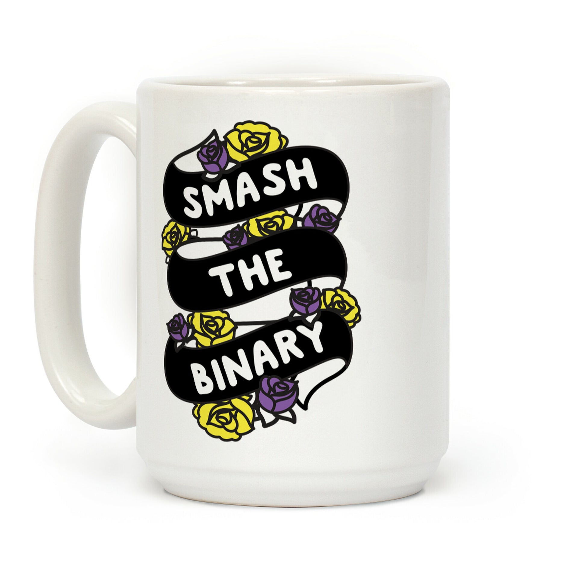 Smash The Binary Ribbon Coffee Mug