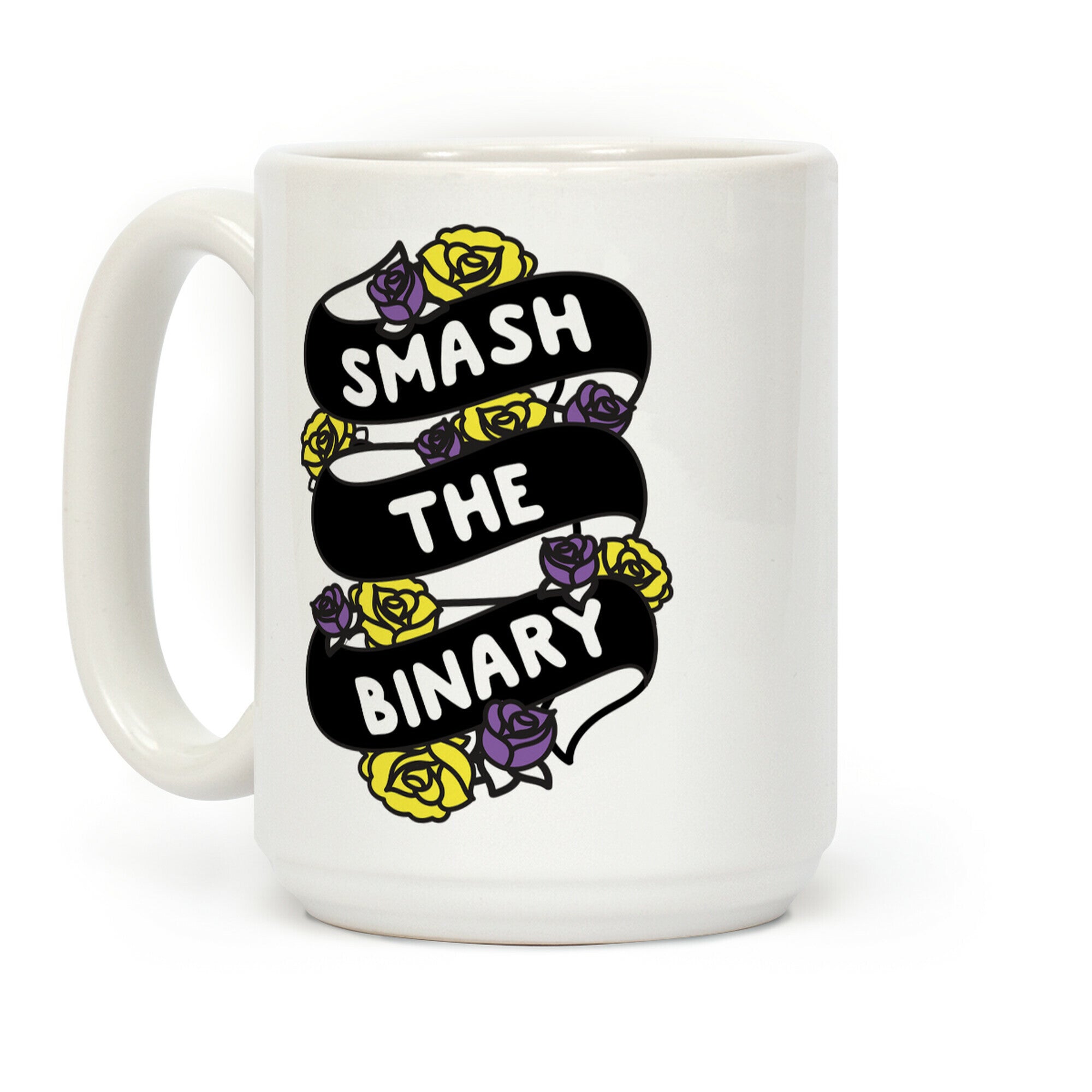 Smash The Binary Ribbon Coffee Mug