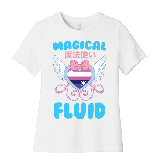 Magical Fluid - Genderfluid Women's Cotton Tee