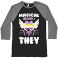 Magical They - Non-binary Pride Baseball Tee