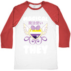 Magical They - Non-binary Pride Baseball Tee