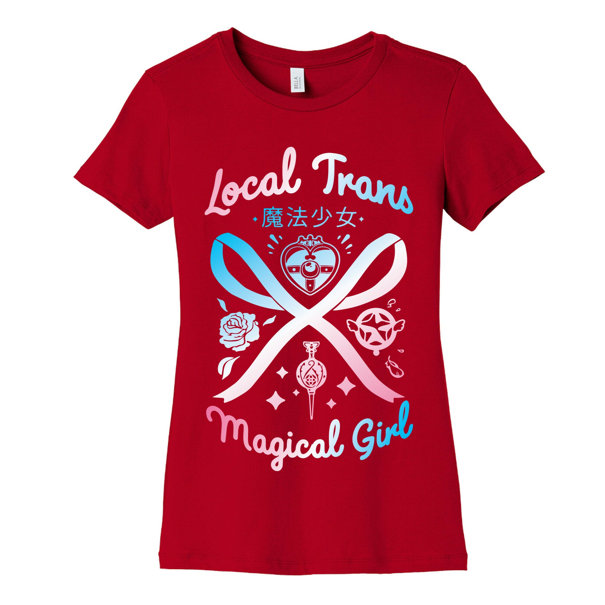 Local Trans Magical Girl Women's Cotton Tee
