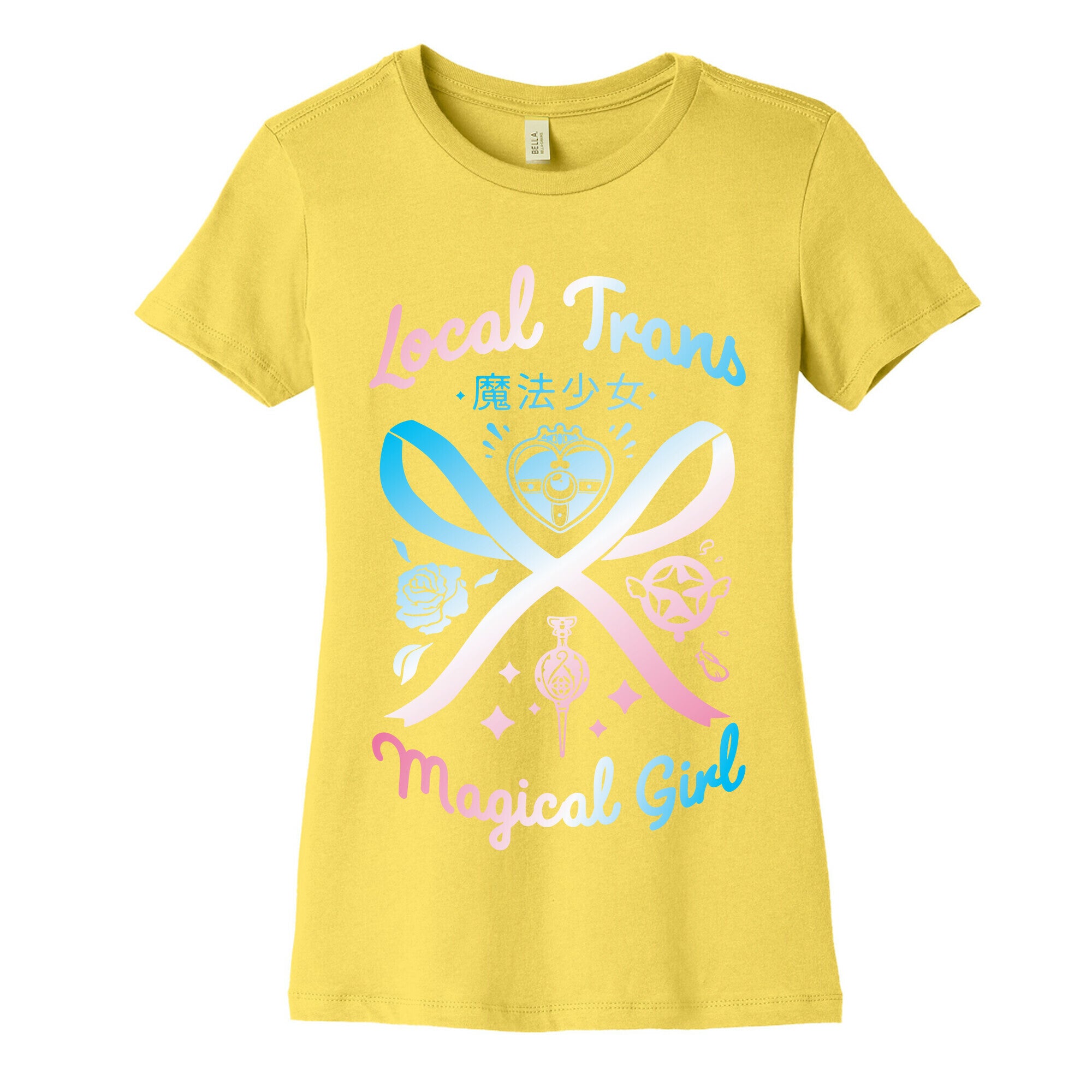 Local Trans Magical Girl Women's Cotton Tee