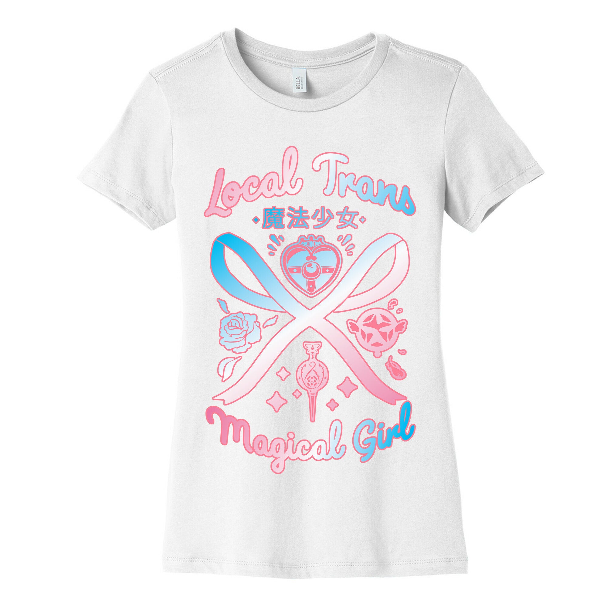 Local Trans Magical Girl Women's Cotton Tee