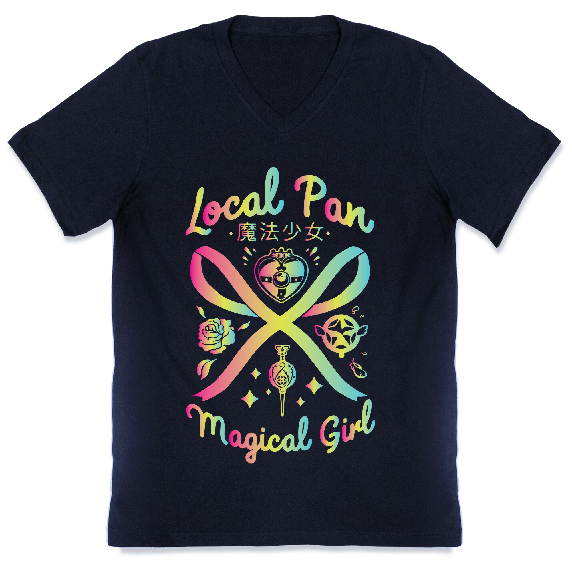 Local Pan Magical Girl V-Neck