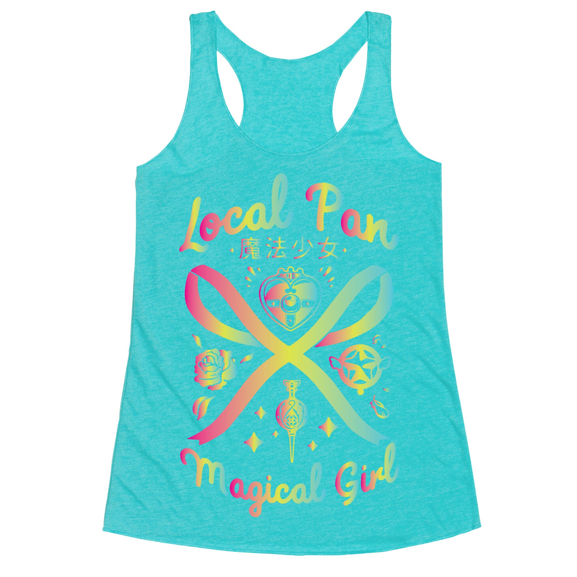 Local Pan Magical Girl Racerback Tank