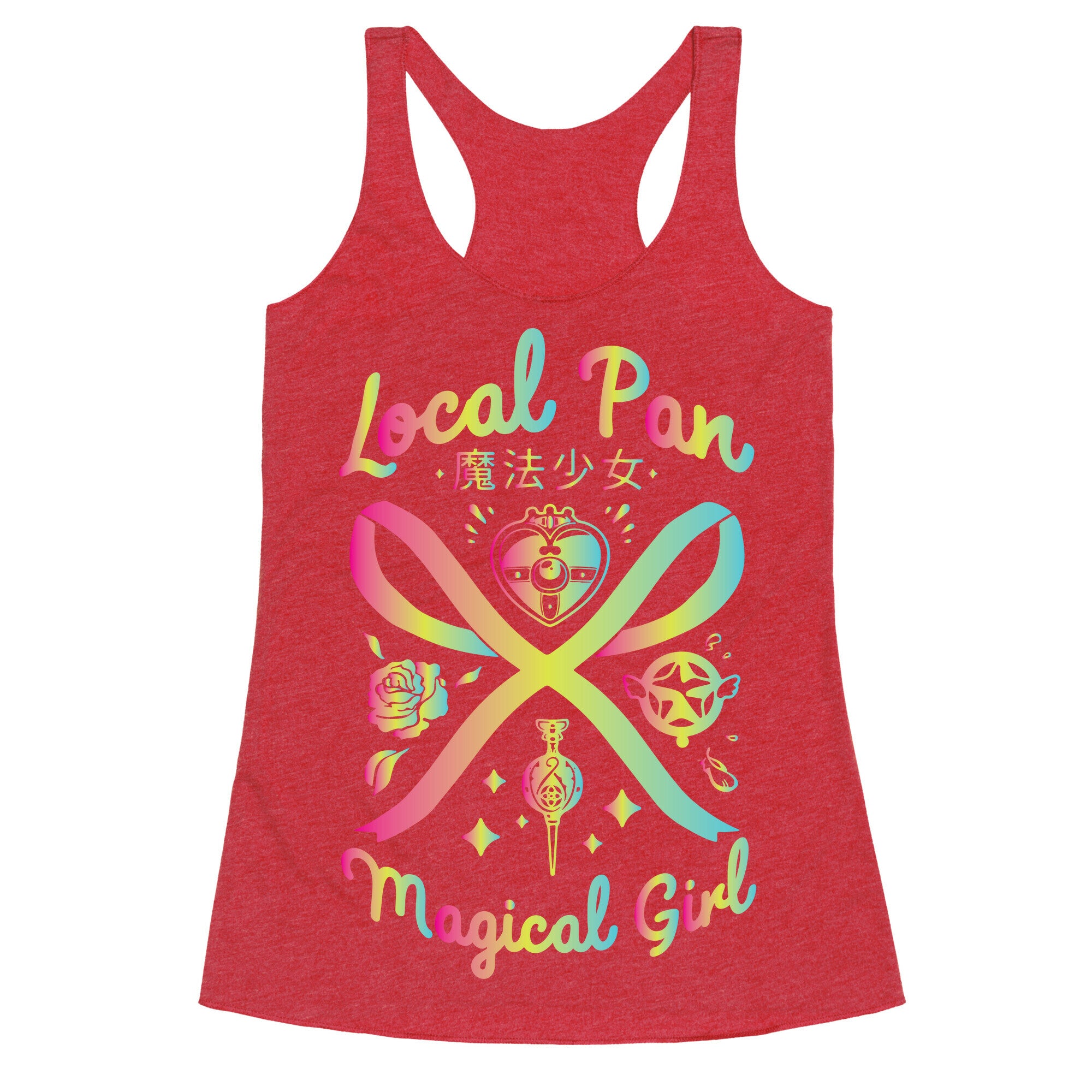 Local Pan Magical Girl Racerback Tank