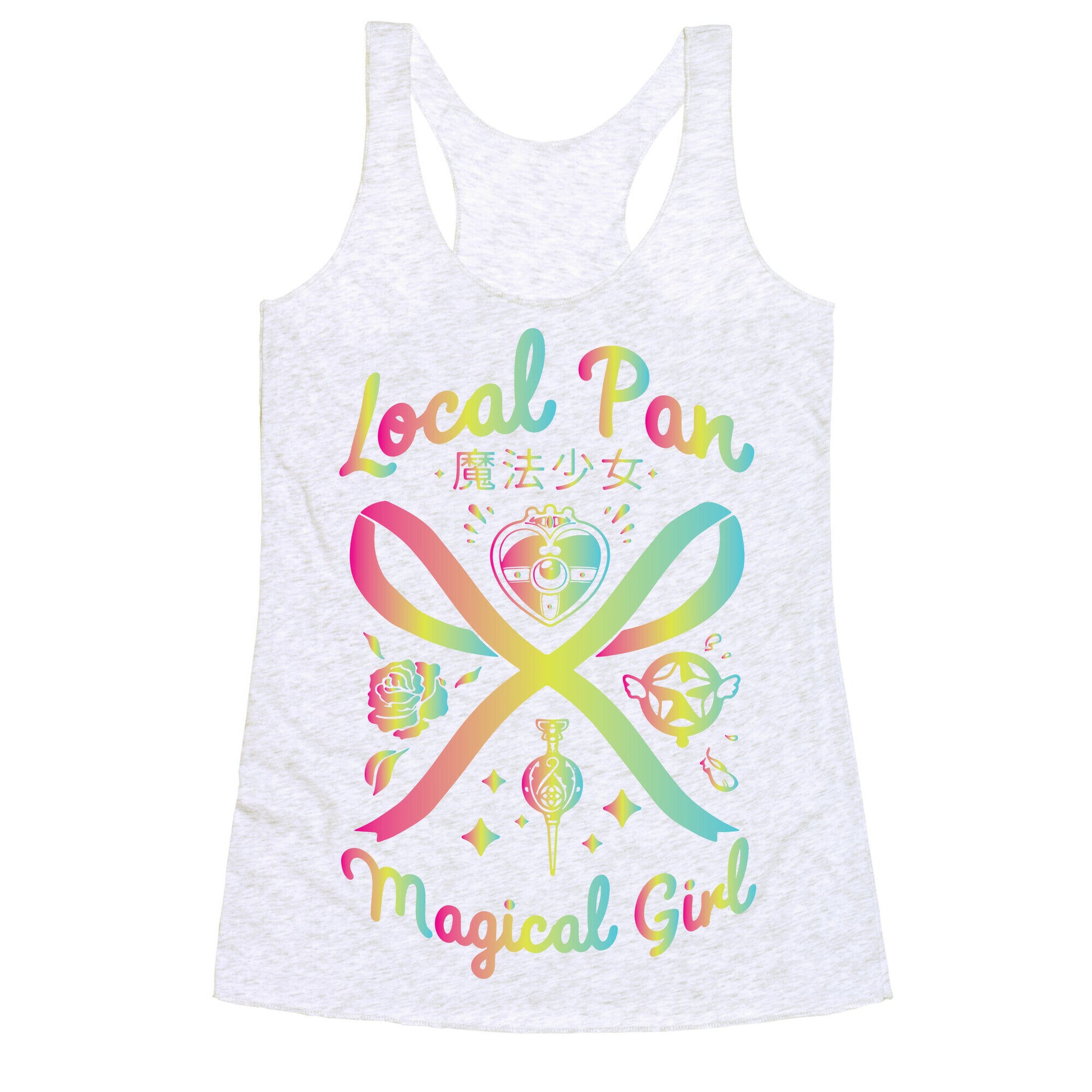 Local Pan Magical Girl Racerback Tank