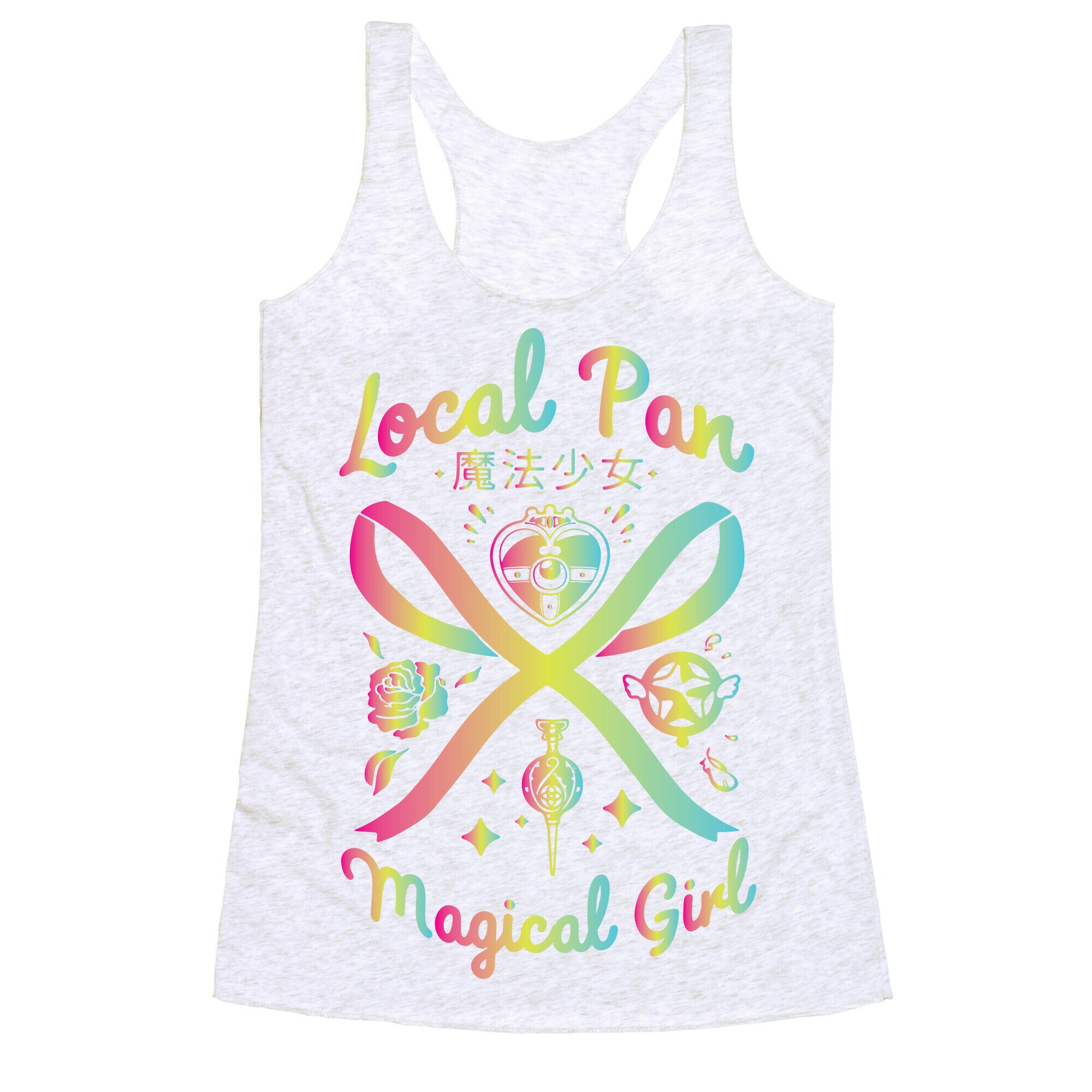 Local Pan Magical Girl Racerback Tank