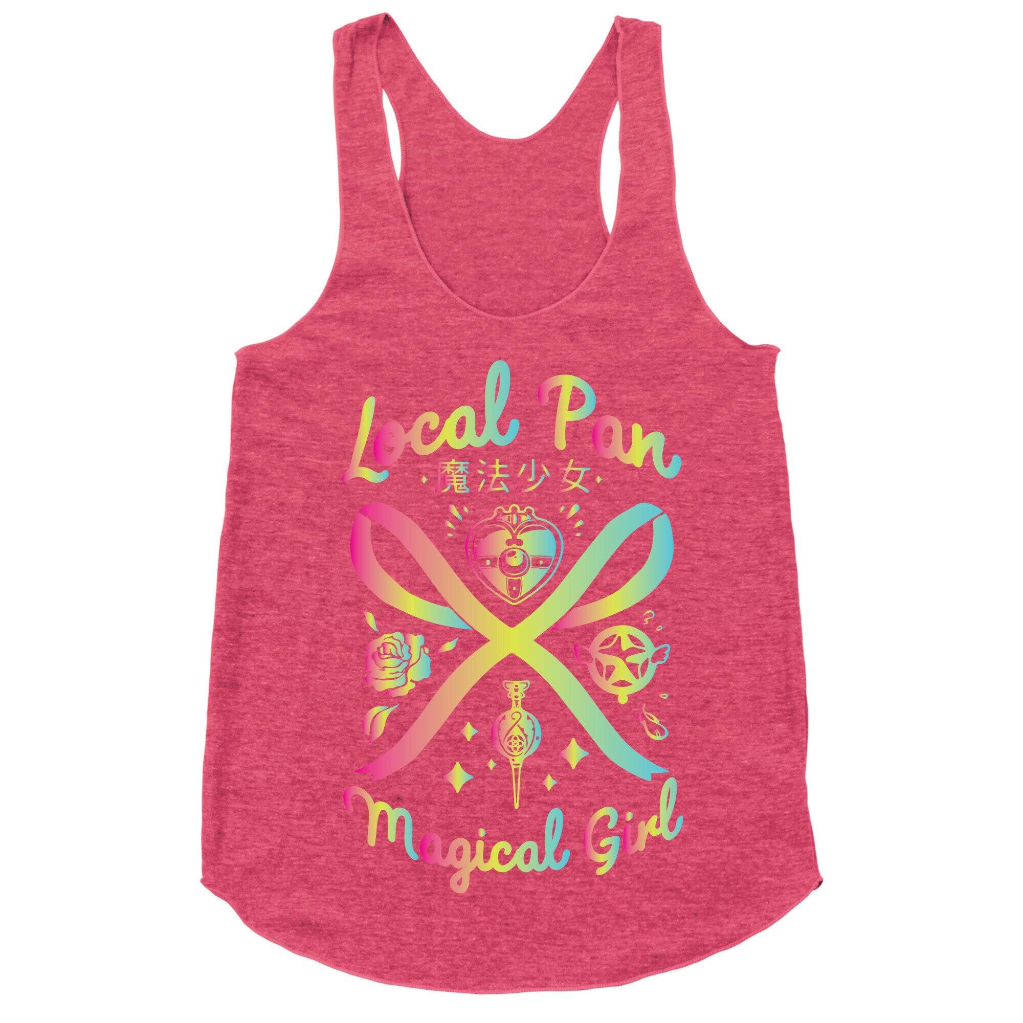 Local Pan Magical Girl Racerback Tank