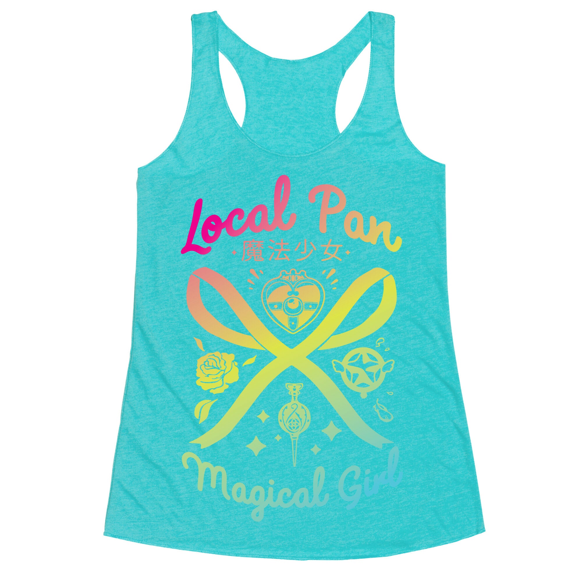 Local Pan Magical Girl Racerback Tank