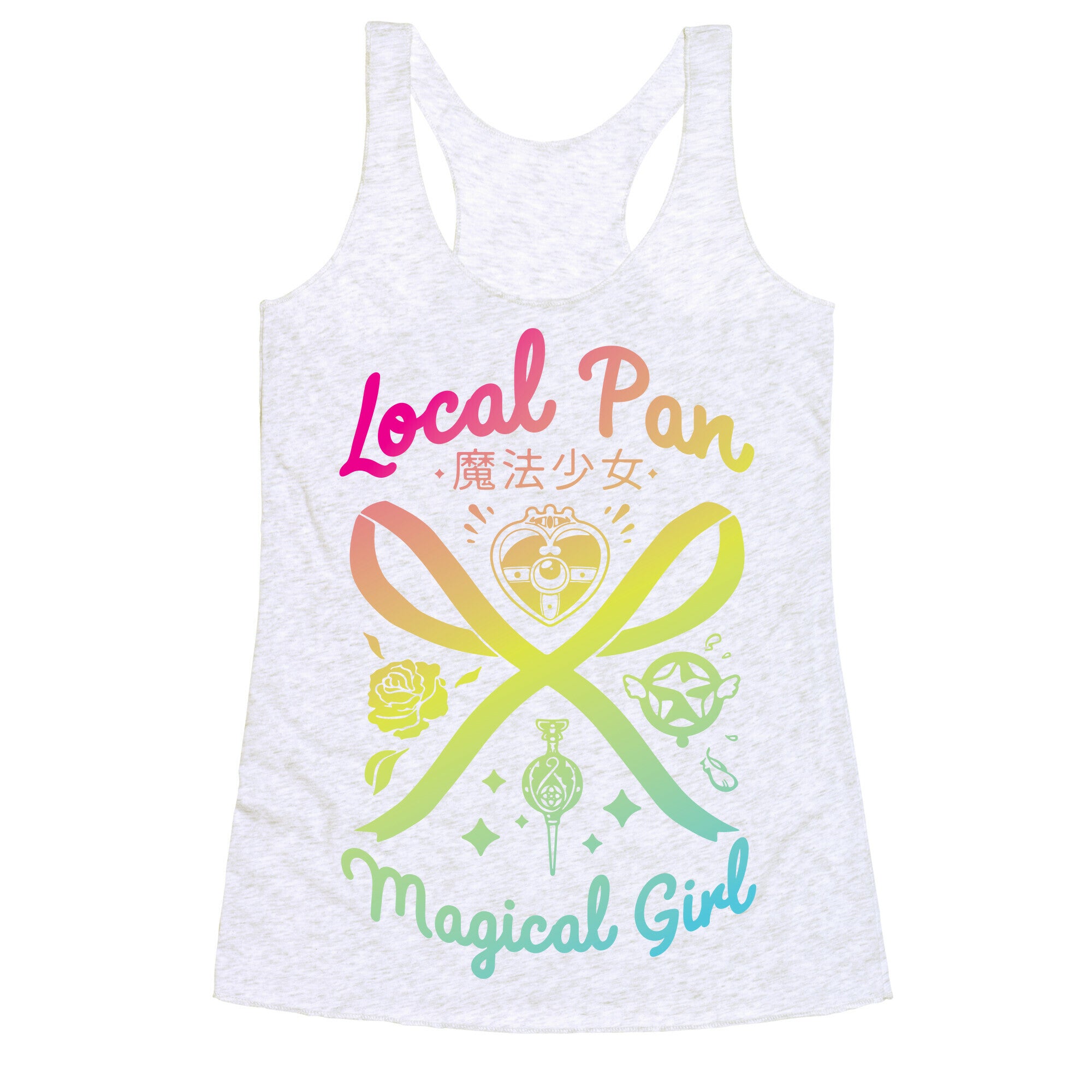 Local Pan Magical Girl Racerback Tank