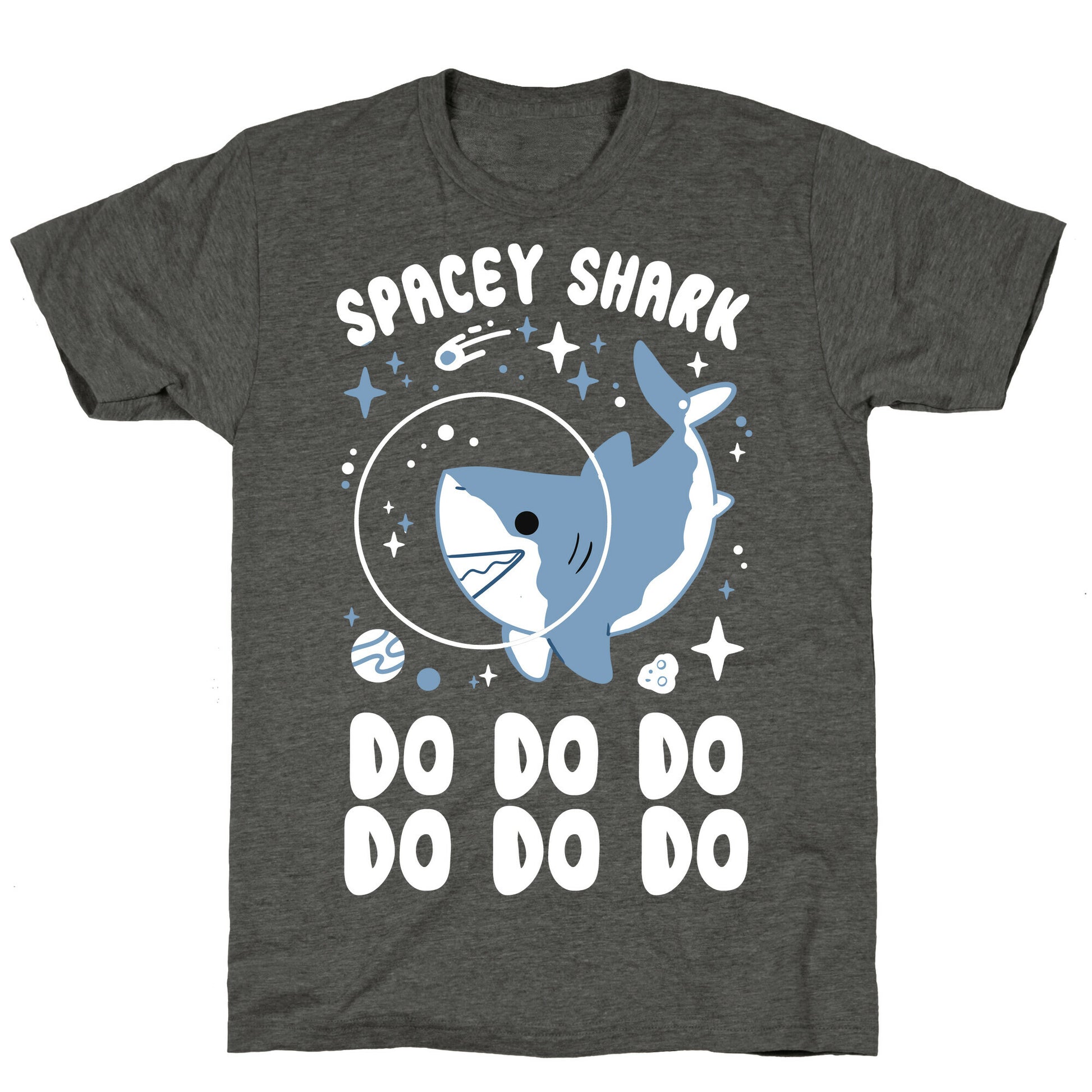 Spacey Shark Unisex Triblend Tee