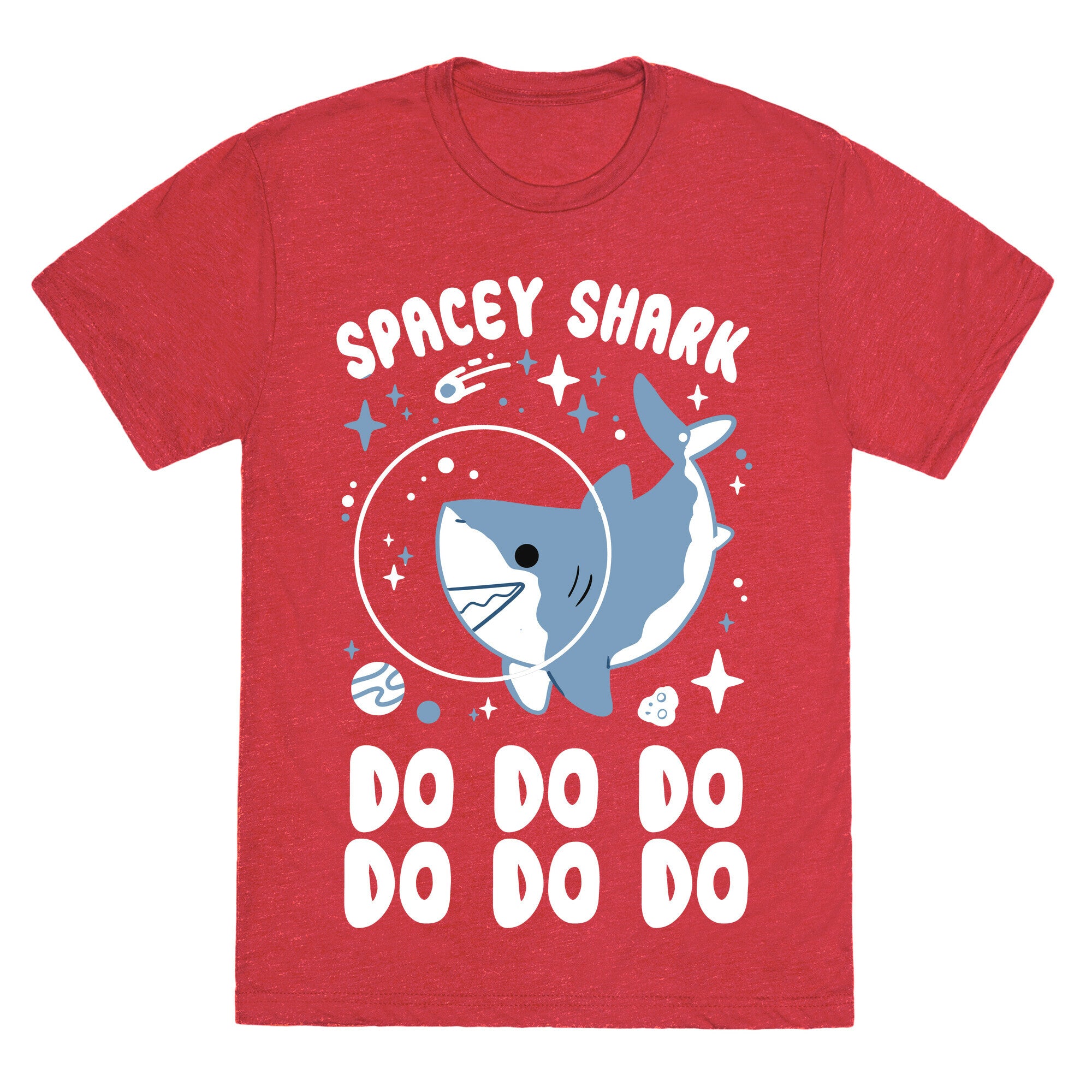 Spacey Shark Unisex Triblend Tee
