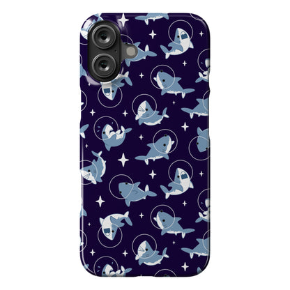 Space Shark Pattern Phone Case