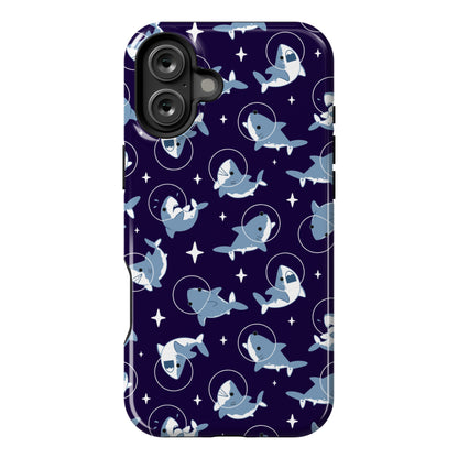 Space Shark Pattern Phone Case