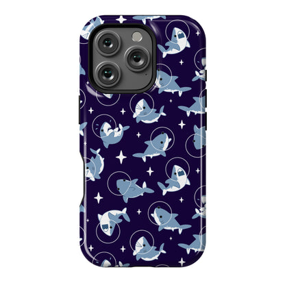 Space Shark Pattern Phone Case