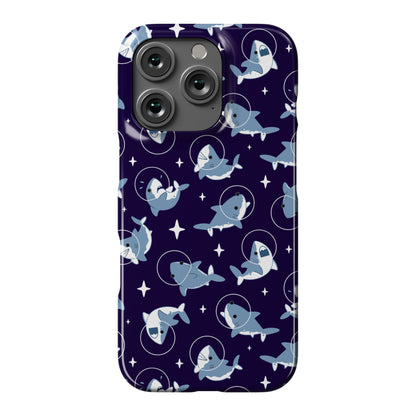 Space Shark Pattern Phone Case